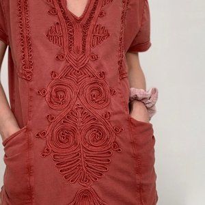 Free People Open Back Shift Dress
